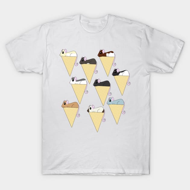 Ice Cream Rats T-Shirt by CaptainShivers